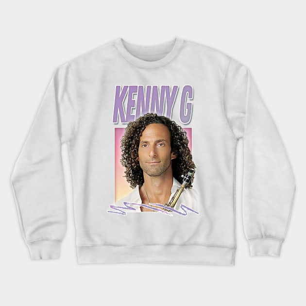 Kenny G / 90s Aesthetic Fan Art Design Crewneck Sweatshirt by DankFutura